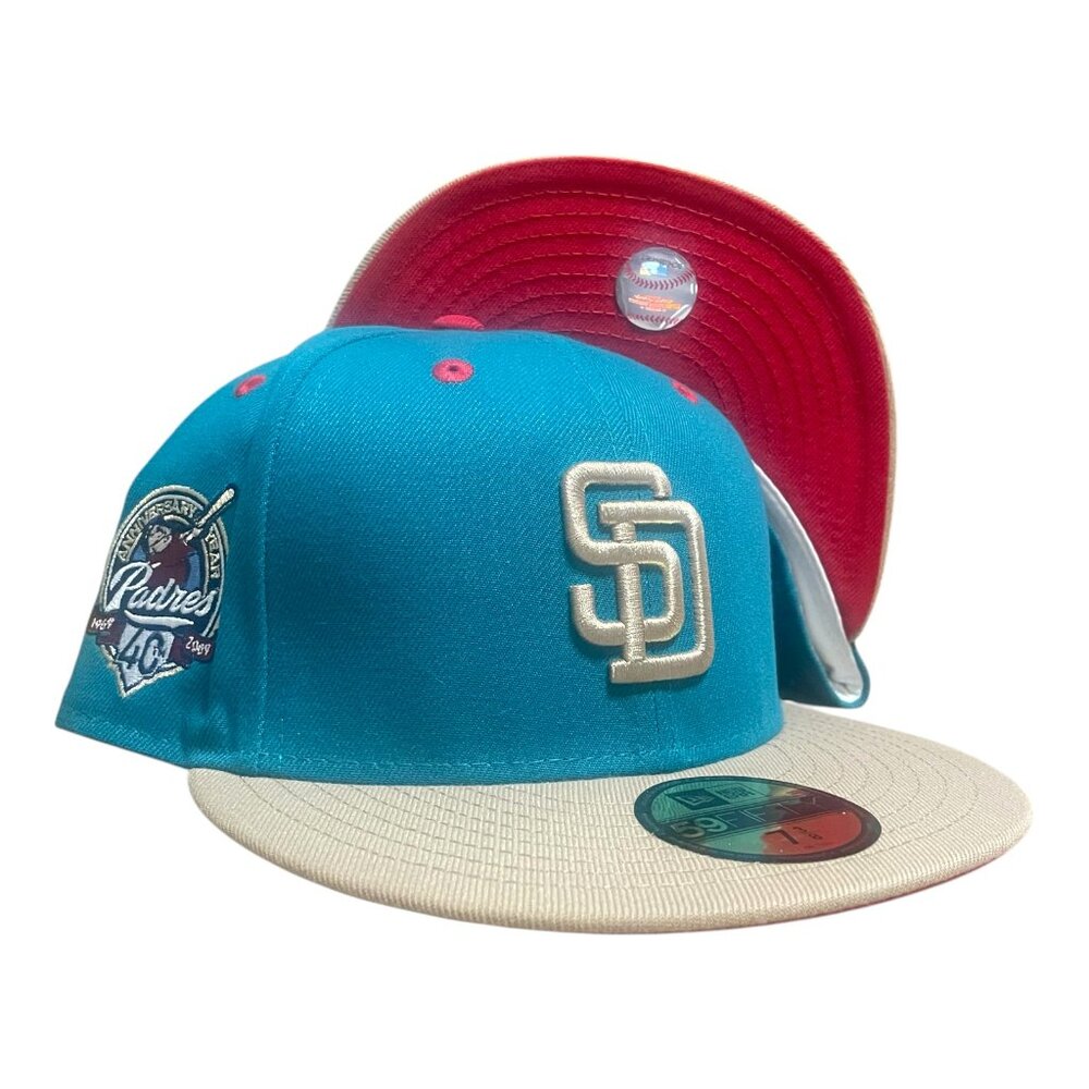 New Era San Diego Padres Jae Tips 59FIFTY Fitted Hat Cap 40th Anniversary